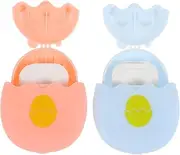 Beavorty Bathing Soap Sheets 2pcs Portable Soap Paper for Hand Washing Ideal for Travelers Students