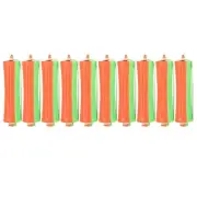 80Pcs Hair Rollers Wave Heat Perm Rod 1-8 Sizes Hair Clip Curlers Hairdressi FAD