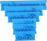 UTHCLO 1 Set Fondant Cake Embosser DIY Baking Tool for Icing and Cookie Decoration Washable and Reusable Food Grade Easy to Use