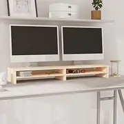 Monitor Stand 100x24x13 cm Solid Wood Pine,TV mounts & TV Units 4.25KG-813919