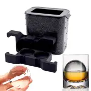 Clear Ice Ball Maker Mold,Crystal Clear Ice Sphere Maker,2 Cavity Clear Ice B...