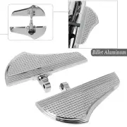 Chrome Defiance Floorboards Footboard Kit Fit For Harley Touring FLHX FLHR FLHT