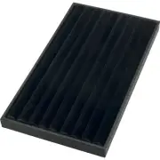 Black Ring Jewelry Display Case Box Large Tray Showcase