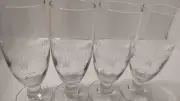 Set of 4 Vintage Michelob Specialty Ales & Lagers Etched Frost Stemmed Glasses