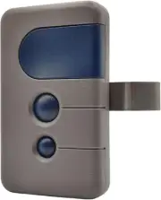 Universal Garage Door Opener Remote - Compatible with 390MHz, RED/ORANGE Learn B