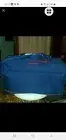 Christian Dior Fahrenheit Large Weekend Bag Tote Duffle Crossbody Blue Nylon