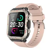 Bluetooth smartwatch 2.01" Full Touch with Heart Rate/Sleep Tracker/100+ Sport Modes/Answer & Make Calls etc?Compatible Android IOS?PINK?