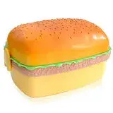 在飛比找遠傳friDay購物優惠-【iSFun】美味漢堡＊三層便當盒