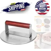 Heavy Duty Stainless Steel Grill Press 8.5-Inch Bacon Burger Smasher