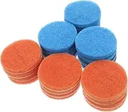 CLISPEED 24pcs Abrasive Buffing Pads Replacement Drill Buffer Polisher Pads Drill Brush Attachments Scrubbing Pads Supply for Bathroom and Kitchen