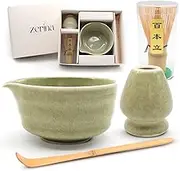 Matcha Whisk Set - 4 Pcs Matcha Tea Set Ideal for Matcha Tea Preparation - Provide an Authentic and Traditional Tea Ceremony Journey with Our Matcha Set - Matcha Kit for Flavor and Smooth Whisking