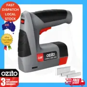 NEW Ozito Cordless Staple Nail Gun 3.6V Li-Ion with BONUS Staples & Nails AU