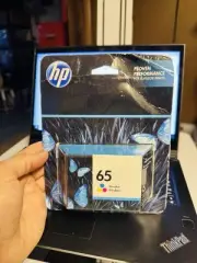 HP 65 Tri-Color Ink Cartridge Expires 2/2023 Genuine OEM Ink Sealed