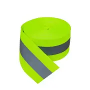 TCCFCCT High Visibility Reflective Tape Strip, 2'' Green 2cm reflective width