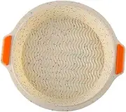 KICHOUSE Silicone Baking Tray Cake Mold Baking Dish Non-Stick Easy Clean Round Shape 2pcs Set