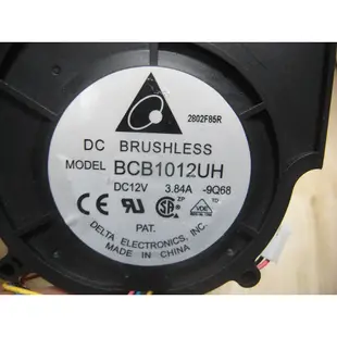(現貨) Delta風扇 Fan Model BCB1012UH DC12V 3.84A CE certified