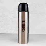 Your Name Silver Vacuum Flask