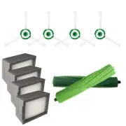 Side Brush&Hepa Filters&Bristle Brush for iRobot Roomba i7 i7+/i7 Nozzle Kit