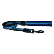 Scream Reflective Padded Dog Leash Loud Blue - 2 Sizes