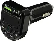 SECFOU Wireless Car Audio Receiver with Dual USB Player Adapter for Handsfree Calling Compatible with All Smartphones