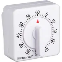 在飛比找PChome24h購物優惠-KitchenCraft 方型發條計時器(白)