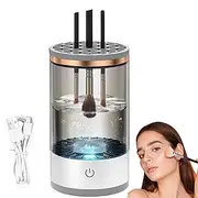 Electric Brush Cleaner, Makeup Brush Cleaner, Portable Brush Cleaner, Cosmetic Brush Cleanser, Beauty Tool Cleaner, Foundation Brush Cleaner, Liquid Brush Cleaner, Automatic Brush Cleaner,