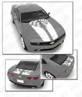 Chevrolet Camaro 2010-2015 Checkered Flag Racing Stripes Set (Choose Color)