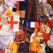 Futurismo Italy by Gino Severini Tile Mural Kitchen Bathroom Wall Backsplash