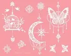 Reusable Mi|cronet Mesh Stencil Tattoo Stencil Template 1 Large Sheet Mes04