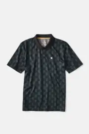 Brixton Men's S/S Polo Shirt PROPER MESH - Black/Grey - Medium - NWT - LAST ONE
