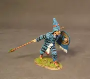 JOHN JENKINS AZTECS & CONQUISTADORS AZ-15B AZTEC BLUETLAHUIZTLI WARRIOR BLUE MIB
