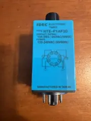 IDEC Time Delay Relay RTE-P1AF20 10A 100-240VAC DPDT and Relay