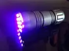 21 LED Mini Flashlight UV Ultra Violet Blacklight Aluminum Torch Light Lamp 10CM