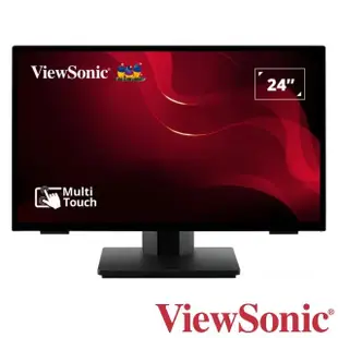 【ViewSonic 優派】TD2465 24型 VA 60Hz 無邊框電容式觸控螢幕(內建喇叭/PCAP電容式10點觸控/7ms)