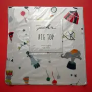 Crib Sheet PETIT PEHR Big Top Circus Animals Nursery Baby Bed Boy NEW Red Blue