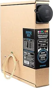 D'Addario Guitar Strings - Phosphor Bronze Acoustic Guitar Strings - EJ16-B25 - Rich, Full Tonal Spectrum - For 6 String Guitars - 12-53 Light, 25-Set Bulk Box