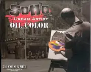 Soho Oil Paint Boxed set with 24 Tubes New in Box shipping priority mail free