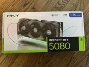 NEW PNY GeForce RTX 5080 Overclocked Triple Fan - In Hand, Quick Shipping