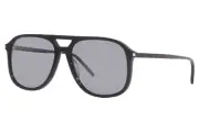 Saint Laurent SL476 002 Sunglasses Men's Black/Silver Mirror Square Shape 58mm