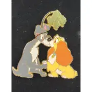 Disney Holiday Christmas 2007 Mistletoe Lady & the Tramp Headband Pin LE 250