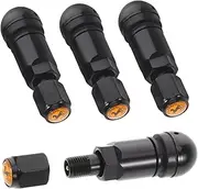 Mobestech Set of 4 Metal Valve Stems for Vehicle Tires Fit Car Models Ensure Long-term Tire Maintenance