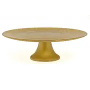 Luigi Bormioli Glitter Footed Cake Stand - Gold