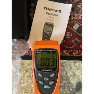 Tenmars電磁波測試器TM-191全新功能正常