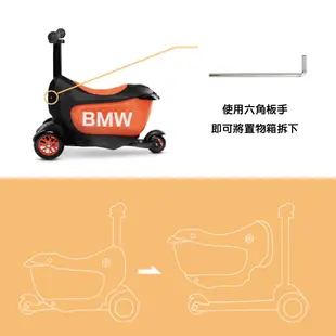 Micro 瑞士 BMW Kids Scooter 兒童滑步/滑板車 黑騎士 白雪公主 兩款可選 【YODEE優迪嚴選】