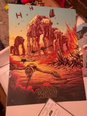Dan Mumford Star Wars ‘The Spark That Will Light The Fire’ Epic Battle Scene