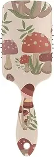 Mushroom Decoration Detangler Hair Brush Hair Smoothing Massaging Scalp Wet Dry Hair Brush for Scalp Care