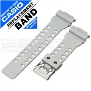 Genuine Casio Watch Band - G-Shock GA-110 GA-110TS-8A3 - Light Grey Rubber Strap