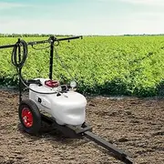 Giantz Weed Sprayer 60L Garden Weeds Killer Spot Sprayers Pump Pressure Lawn Plants Mist Boom Spray Tank, Farm Agricultural Equipment, 130PSI Diaphragm Pumps with Trailer 1.5m and 5m Hose