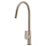 Round Paddle Piccola Pull Out Kitchen Mixer, Champagne