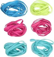 HONITANO 6Pcs Skipping Rope High Elasticity Jump Ropes for Lightweight Latex Cords Random Colors for Activities